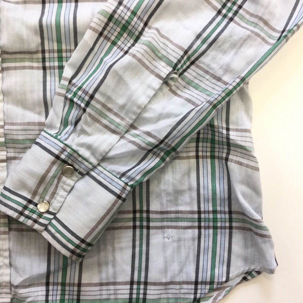 Lee �꡼ Ĺµ���������󥷥�� ���ʥåץܥ��� ����̵�� L/�忧�� MADE IN U.S.A. ���ᥫ�� ����ꥫ͢�� ���岷 ����