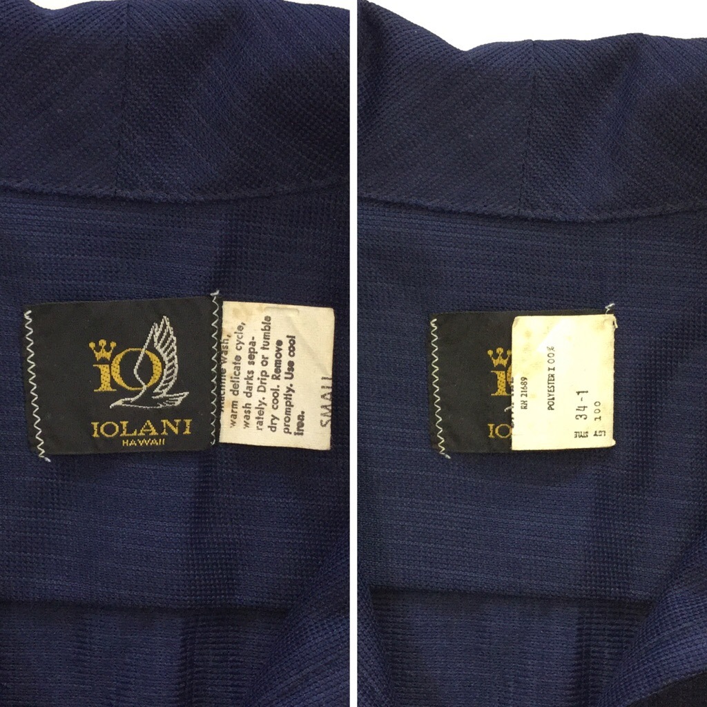 IOLANI ������� �ϥ磻���� ���åץ����� �ӥ�ơ��� MADE IN HAWAII ����̵�� ��� S/�����ͥ��ӡ� ̵�� ����ꥫľ͢�� Ⱦµ����� ����ĥ��㥱�å� USA����