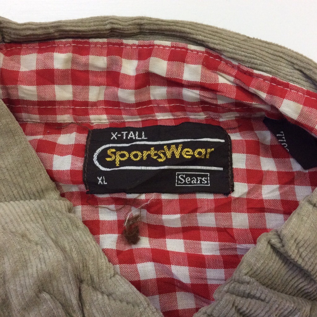 SEARS �������� �ӥ�ơ��� Ĺµ�����ǥ��������� ����̵�� XL/�١����� ����ꥫ͢�� USA ���ᥫ�� �֥��� ������ ������ƥ� �����ɥ���� ��� ���ݡ��� �礭�������� LL O �ӥå������� �����С������� ���岷 ����