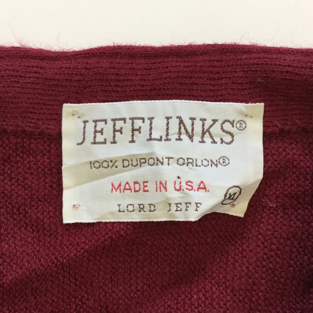 ����ꥫ���� JEFFLINKS �������˥å� V�ͥå������ǥ����� �������� MADE IN U.S.A. ����̵�� ��� XL/���� ̵�� �ץ졼�� �����奢�� ����å��å� ͢���� ����� ���� �礭�� �ӥå� �����С�