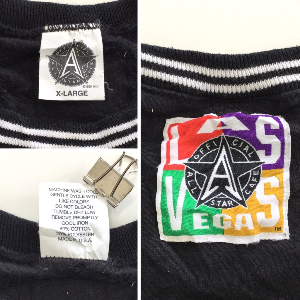 ����ꥫ���� �������å� �ȥ졼�ʡ� ��� XL/�����֥�å� MADE IN USA  ����̵�� ͢���� ���ݡ��� ���岷 ���� �����å� �礭�� �ӥå� �����С�