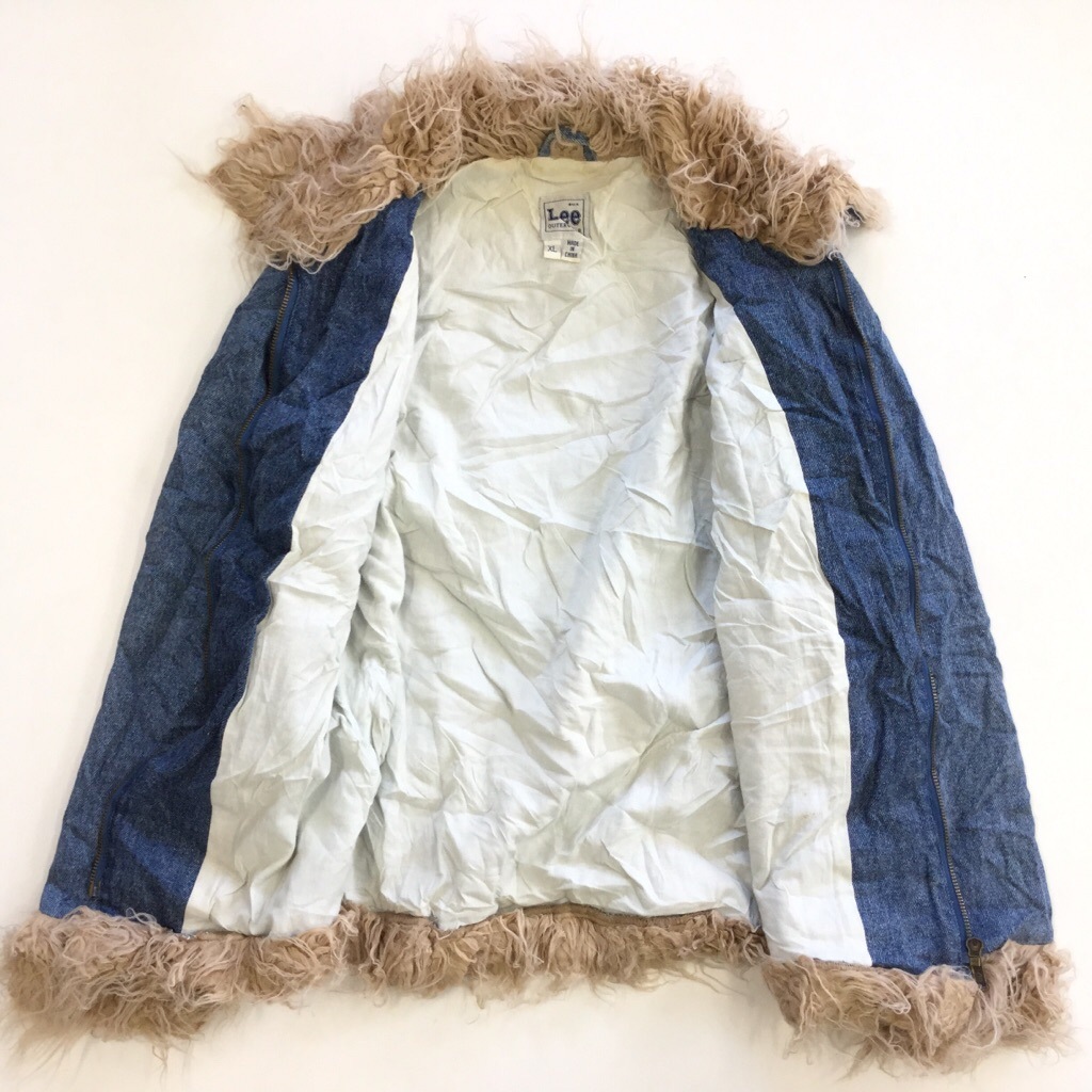 Lee ꡼ ꥫľ͢ ǥ ǥ˥ॸ㥱å  ̵ XL/ǥ˥֥롼 եե åץåץ㥱å ֥ USA   礭 ӥå С