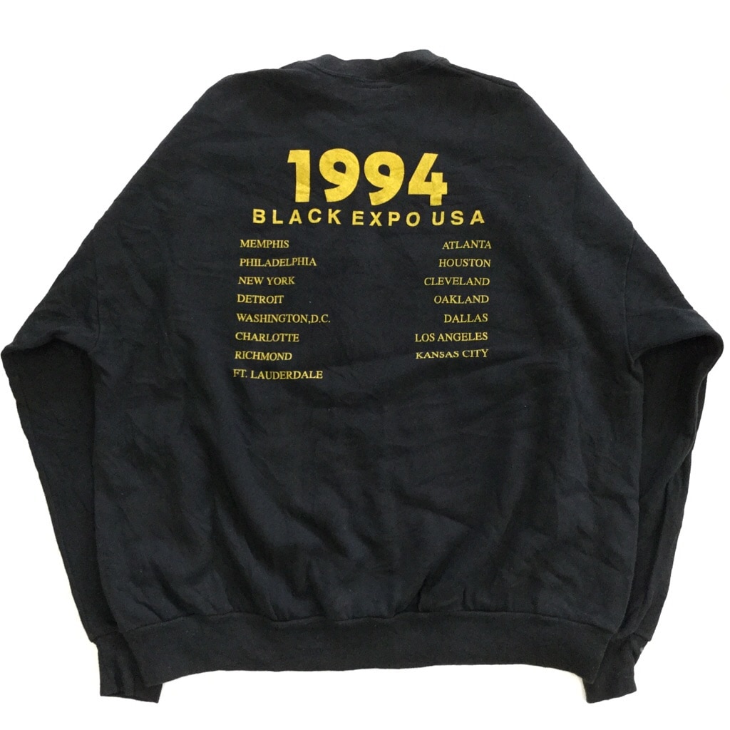 BLACK EXPO U.S.A. 1994 �������å� �ȥ졼�ʡ� ����̵�� XXL����/�����֥�å� ����ꥫ͢�� ���ᥫ�� �礭�� �ӥå� �饹�����顼 ���岷 ����