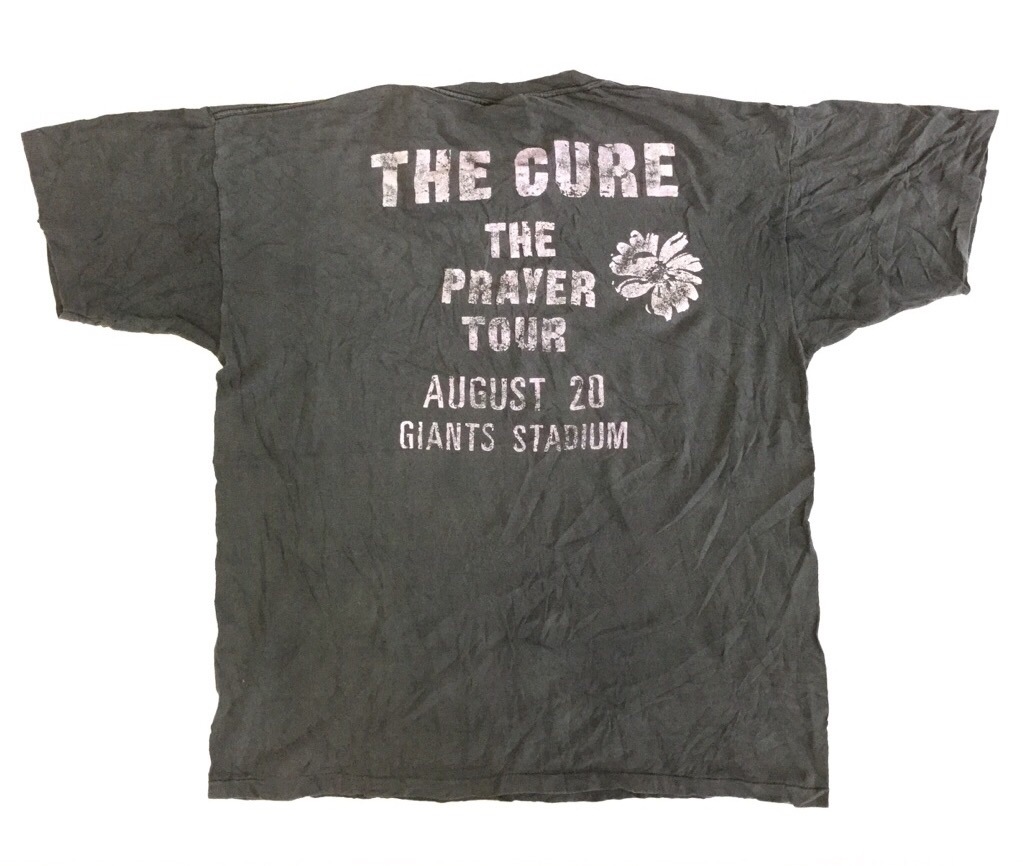 THE CURE キュアー 80年代 ツアーT 半袖Tシャツ 送料無料 フリー/グレー アメリカ輸入 USA アメカジ UKニューウェイブ ポストパンク イングランド バンドT ロックT バンT 古着卸 業販-SPEC.CO.,LTD.