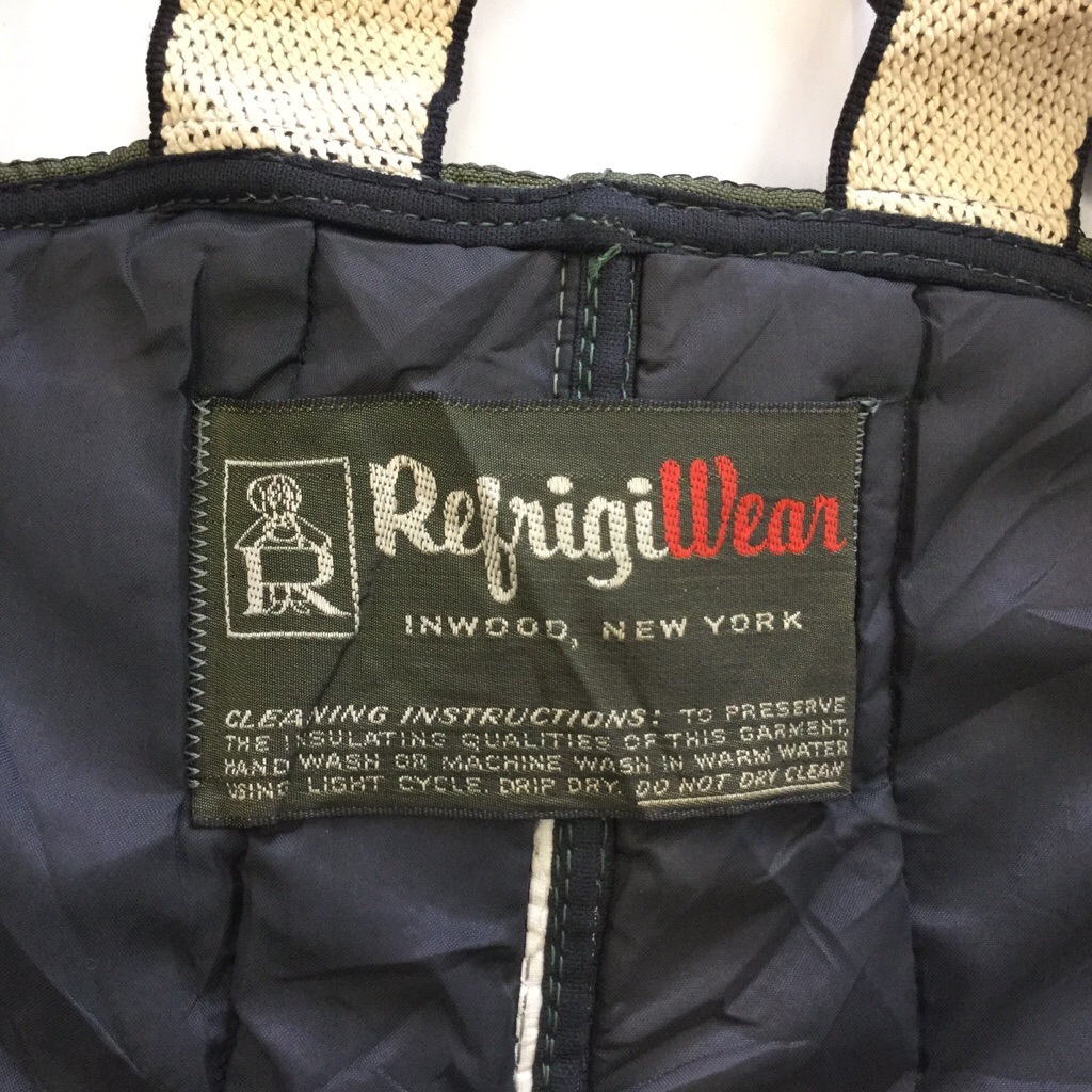 Refrigi Wear �ʥ�����ѥ�� �Ĥʤ� ����̵�� �ӥ�ơ��� ��� L-XL/���꡼�� MADE IN USA �����С������� ����ꥫľ͢�� ���ᥫ�� ��� �ڥ��󥿡� �����ȥɥ� ���岷 ����