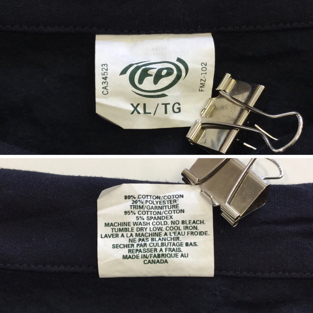 FIRE DEPT ���ɽ� OAKVILLE MADE IN CANADA ���ʥ� Ĺµ�������å� �ȥ졼�ʡ� ����̵�� XL/�����ͥ��ӡ� ̵�� �ץ졼�� ���դ� �ץ륪���С� �ϡ��ե��å� ����ꥫ͢�� USA ������ ��åڥ� ���� ���岷 �礭�� �ӥå� �����С�