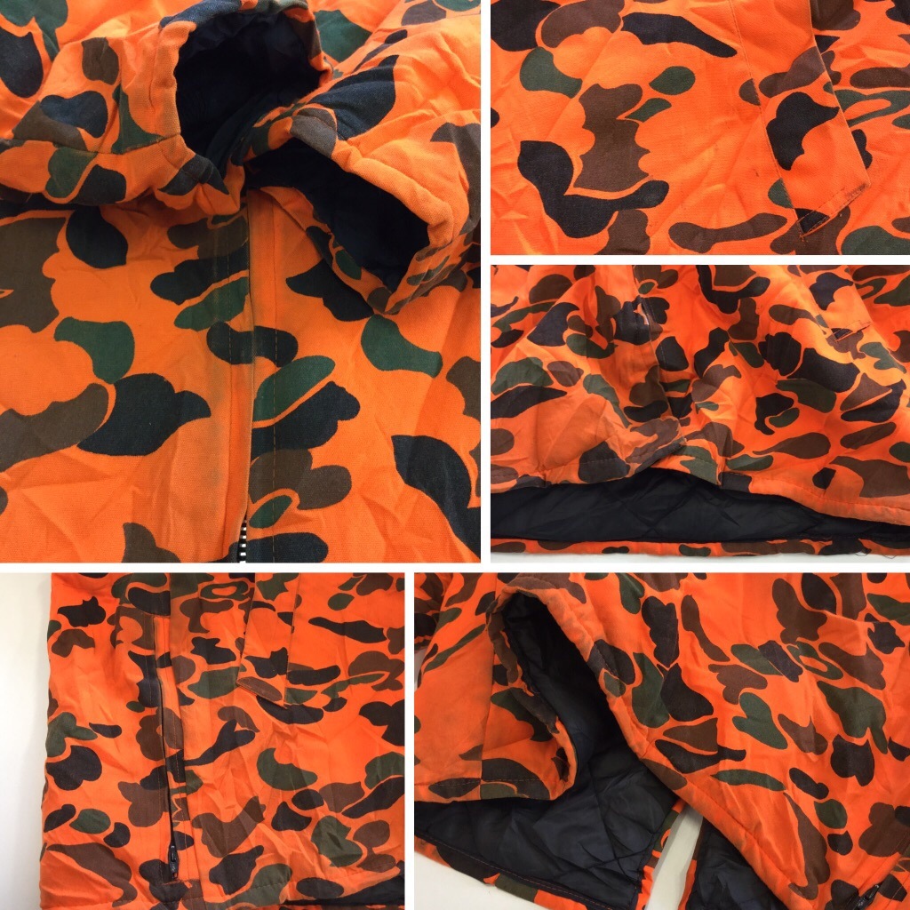 JOHNSON GARMENT �ϥ�ƥ��󥰥��㥱�å� ����̵�� ��� XL/�º�x����� ���� ���åȥ� ���åץ��å� �ߥ꥿�꡼ �����ߡ� ����ꥫľ͢�� MADE IN USA ���ᥫ�� ���� �礭�� �ӥå� �����С� ���岷 ����