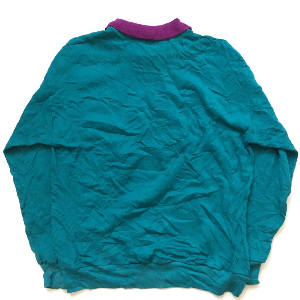 Gopher Sport ��ǥ����� ���դ��������å� �ϡ��ȥȥ졼�ʡ� ����̵�� L/������ɥ��꡼�� �� ������ �̤������ ��ܥ� �����å� MADE IN U.S.A. ���岷 ͢����