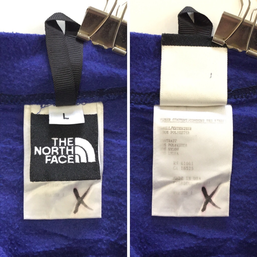 THE NORTH FACE �Ρ����ե����� �ե꡼�� �������å� ����̵�� ��� L/��x��  �ɽ�����  ����ꥫ͢�� MADE IN USA ���ᥫ�� �֥��� ����ץ� ����ʡ� �����ȥɥ� ���ݡ��� ���岷 ����