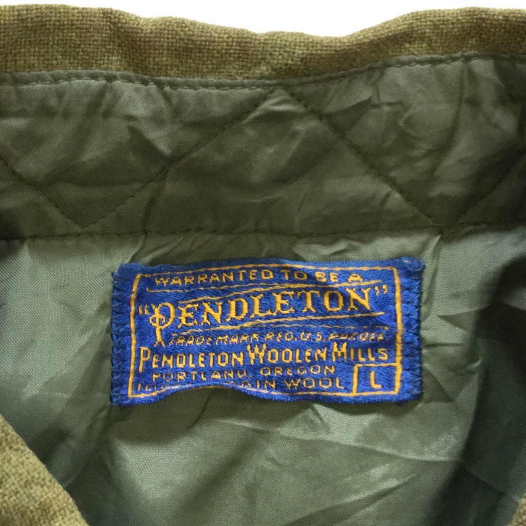 50��60's �ӥ�ơ��� PENDLETON �ڥ�ɥ�ȥ� Ⱦµ�����륷��� �ܥ�������� ����̵�� ���L/�⥹���꡼�� ����ꥫ͢�� MADE IN USA ���ᥫ�� �֥��� �ͥ륷��� �ե��ͥ� Ϸ�� ���岷 ����