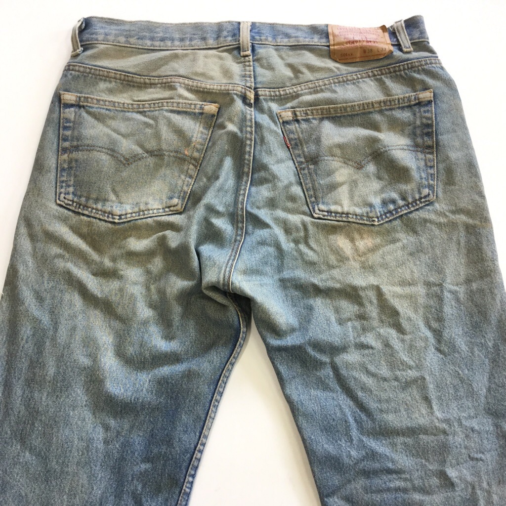 Levi's �꡼�Х��� 501XX MADE IN USA ������ W38/����ǥ����֥롼 ����̵�� �����ѥ� �ǥ˥�ѥ�� �֥��� ���᡼���� ����å��� ����ꥫ���� ľ͢�� ��