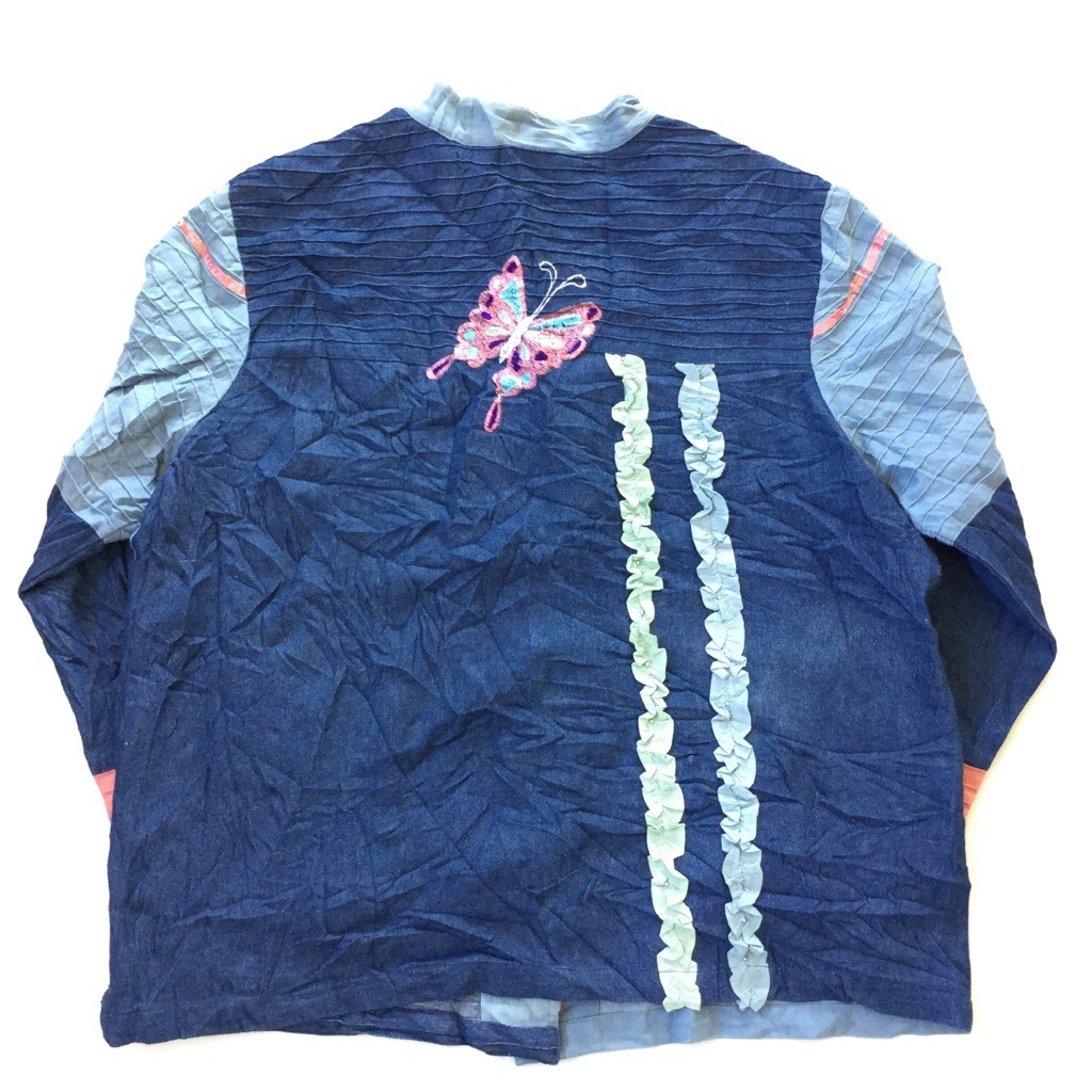 INDIGO MOON ����ǥ��� �ࡼ�� ����ꥫ���� �ǥ˥ॸ�㥱�å� ����ĥ��㥱�å� �Х�ɥ��顼 ����̵�� ��ǥ����� L-XL/�ǥ˥�֥롼 �ѥå���� �ɽ� ��ܥ� ���祦 �ե� �ӡ��� USA ����� ͢���� ����