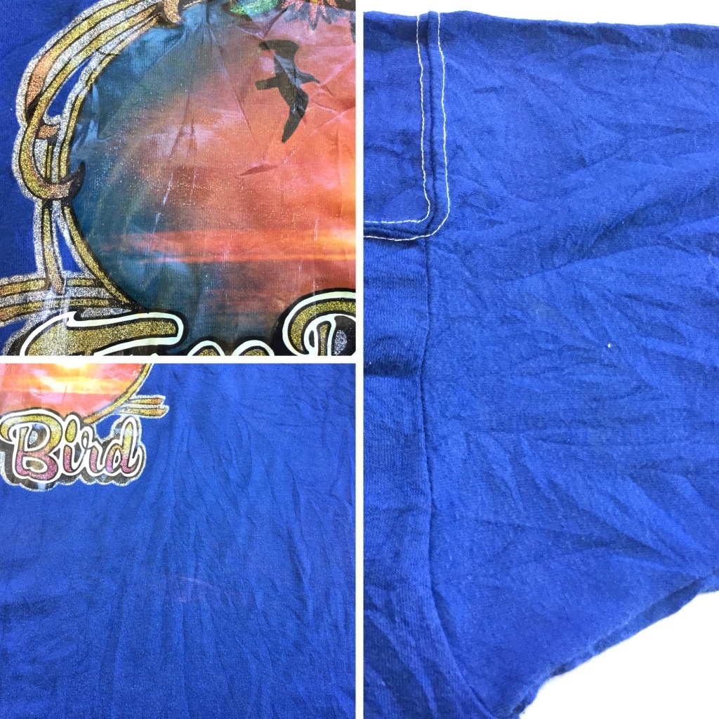 7080ǯ sportswear եåȥܡT ꥫľ͢ ȾµT ݡT  L/ġ֥롼 ӥơ MADE IN USA ե  岷  ơ