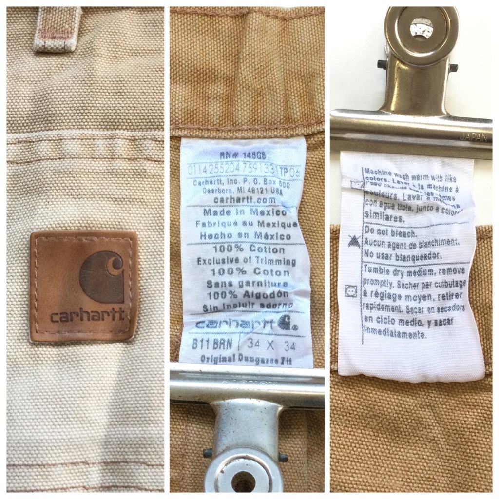 CARHARTT �����ϡ��� ���å��� �ڥ��󥿡��ѥ�� ����ѥ�� ����̵�� W34/ǻ���١����� ���� �֥��� ���ᥫ�� ����ꥫľ͢�� USA ���� ���� ���岷 ����