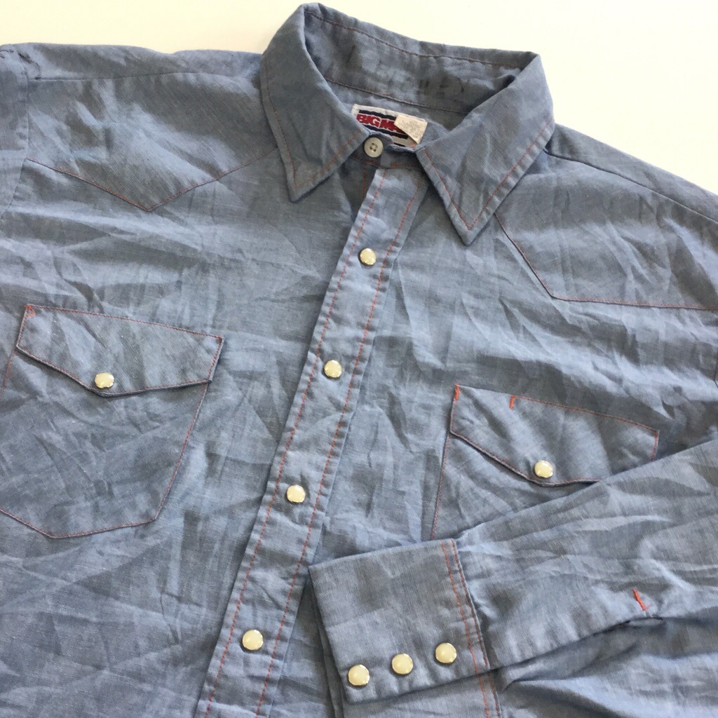 BIG MAC �ӥå��ޥå� Ĺµ�����֥졼����� ���������� ����̵�� XL/�֥롼 ����ꥫľ͢�� MADE IN USA ���ᥫ�� �֥��� ��� �����ȥɥ� LL XO �礭�� �ӥå� �����С� ����