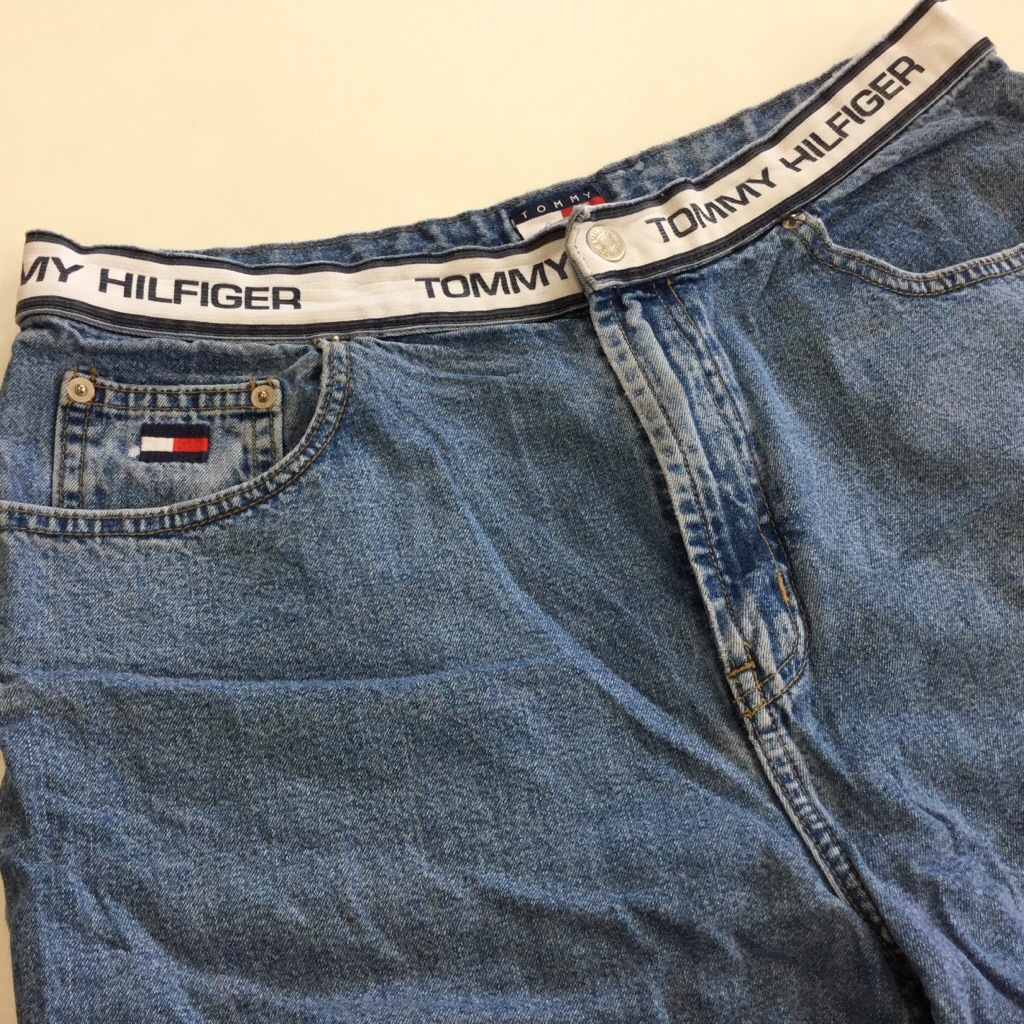 TOMMY JEANS �ȥߡ� ������ ����ꥫ͢�� �ǥ˥ॷ�硼�� �ܡ����� 14/�ǥ˥�֥롼 �����ȥɥ� ���ᥫ�� ���硼�ȥѥ�� û�ѥ� �ϡ��եѥ�� USA ����̵�� ���岷