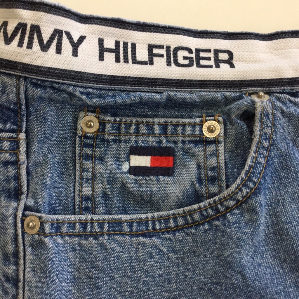 TOMMY JEANS �ȥߡ� ������ ����ꥫ͢�� �ǥ˥ॷ�硼�� �ܡ����� 14/�ǥ˥�֥롼 �����ȥɥ� ���ᥫ�� ���硼�ȥѥ�� û�ѥ� �ϡ��եѥ�� USA ����̵�� ���岷