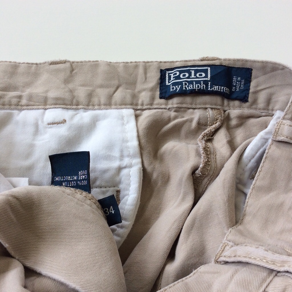 Polo by Ralph Lauren �ݥ� ���ե������ ���饷�å� ���Υ��硼�� W34/�١����� ����ꥫľ͢�� û�ѥ� �ϡ��եѥ�� ���硼�ȥѥ�� �١����å� �����奢�� ���ᥫ�� ����� ���ݡ��� L