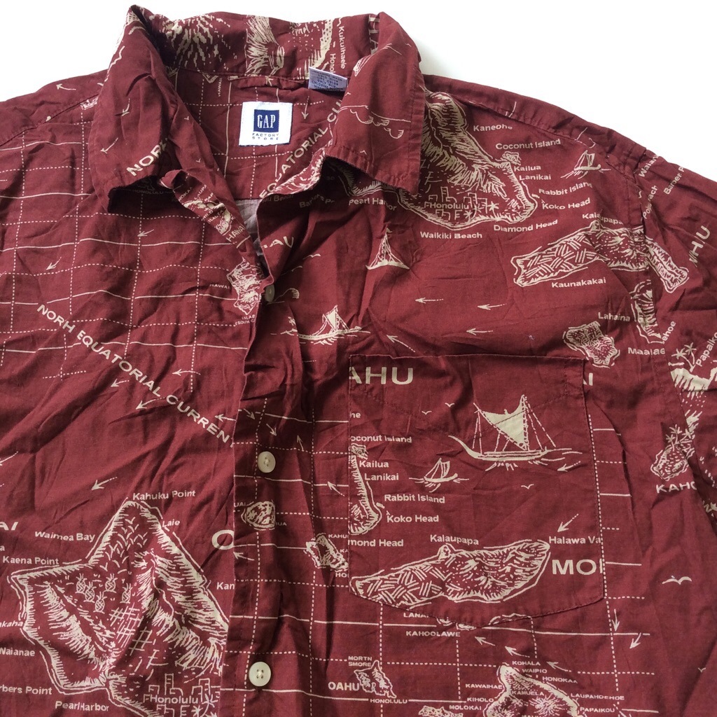 GAP ����å� ����ꥫ͢�� HAWAII �����ϥ���� �ϥ磻���󥷥�� Ⱦµ����� M/���� ����̵�� �֥��� �Ͽ� �ϥ磻 �ޥåץץ��� ���ᥫ�� USA ���� ALOHA