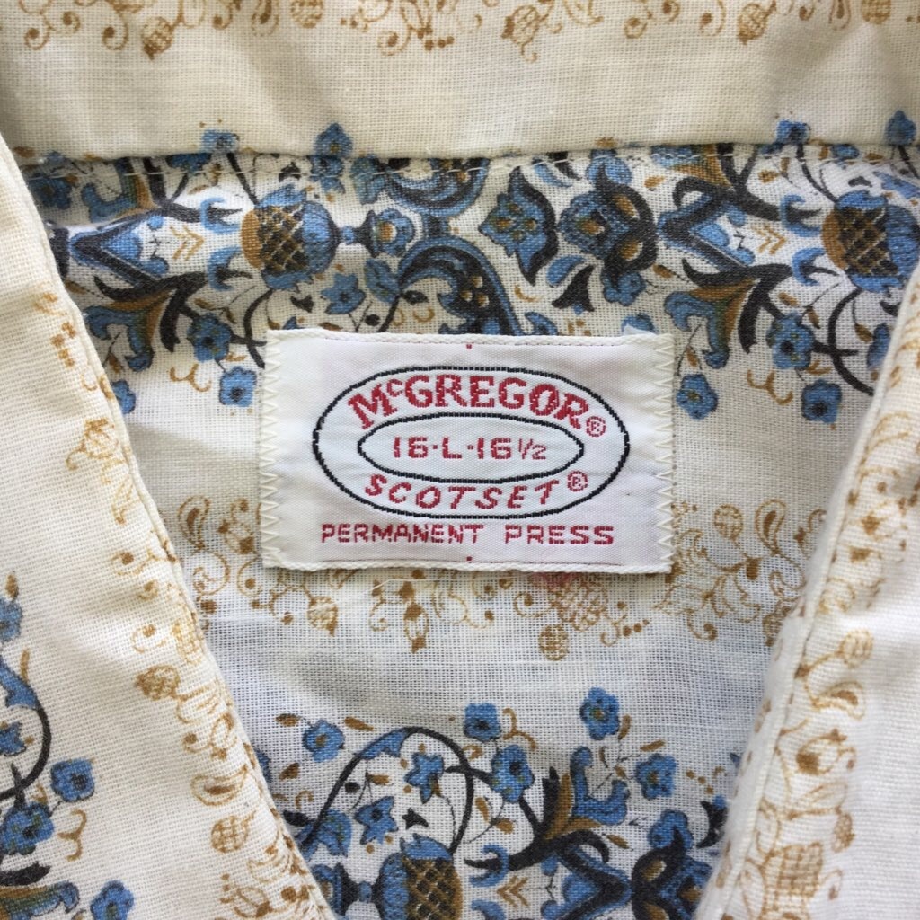 McGREGOR SCOTSET �ޥ��쥬�� Ⱦµ����� ����̵�� L/��x���� PERMANENT-PRESS ����ꥫ͢�� �֥��� USA ���ᥫ�� �ӥ�ơ���