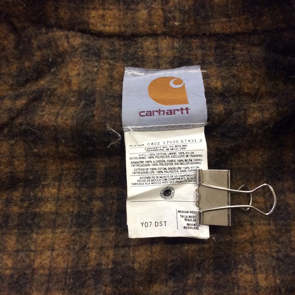 CARHARTT �����ϡ��� ��ǥ����������å����Ҷ��� �ǥ˥ॸ�㥱�å� ������㥱�å� ����̵�� M/����ǥ����֥롼 ����ꥫ͢�� USA ���ᥫ�� �ӥ�ơ��� ���åѡ����㥱�å� �֥��� Ϸ�� ���岷 �饤�ʡ��դ�