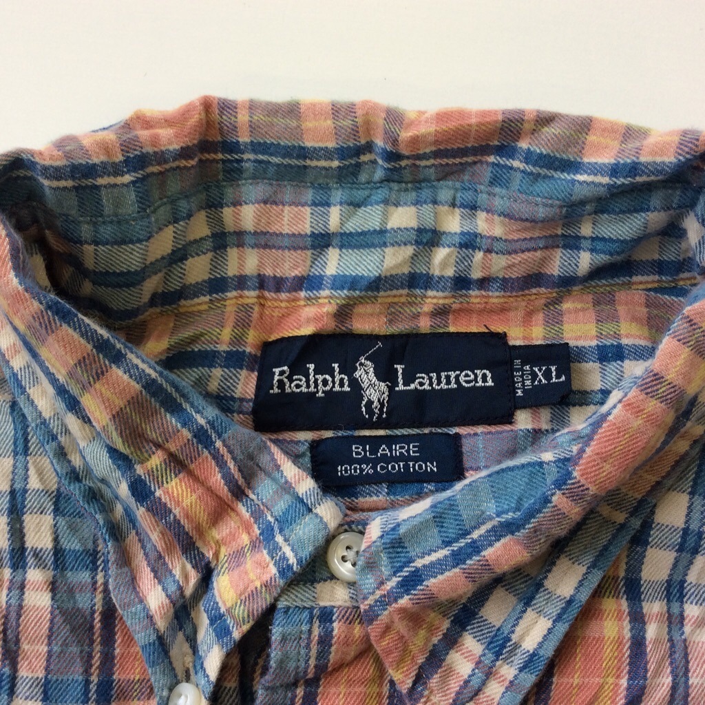 Polo by Ralph Lauren �ݥ� ���ե������ Ĺµ�ͥ륷��� �ܥ�������� ����̵�� XL/�ԥ󥯡��� ����ꥫ͢�� USA �֥��� ���ᥫ�� �ե��ͥ� ����å������ ���岷 �礭�������� �ӥå������� �����С������� LL XO