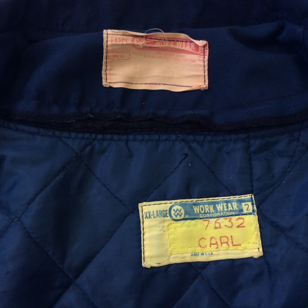 WORK WEAR ��������� ������㥱�å� ���ȥ饤�� ����̵�� L/�����ͥ��ӡ� ����ꥫ͢�� MADE IN USA ���ᥫ�� �ӥ�ơ��� ���åѡ����㥱�å� �������ӥ� æ�弰����ʡ��դ� ���岷 ���� ������ɥ��顼 ���󥸥˥�