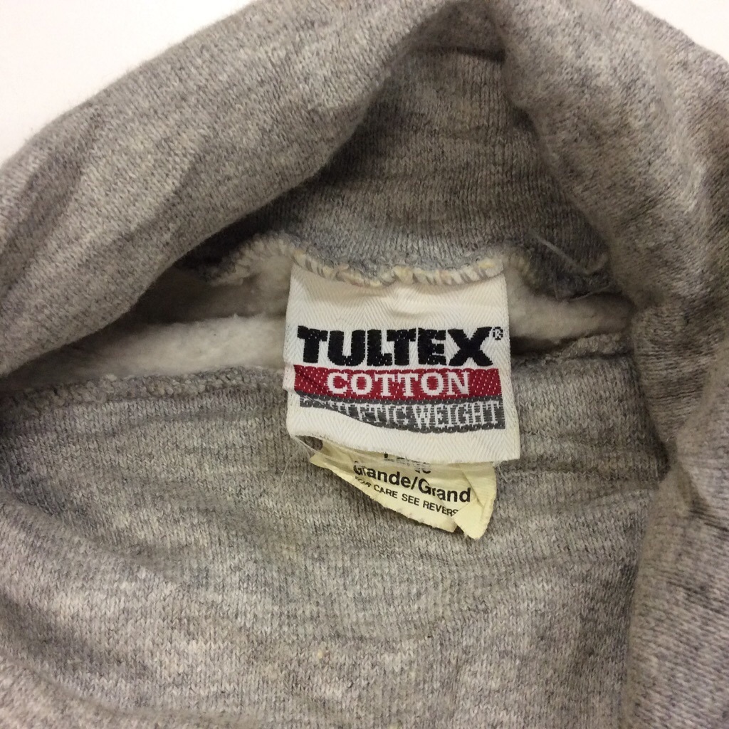 TULTEX ����ƥå��� ���� �����ȥ�ͥå� ̵�ϥ������å� �ȥ졼�ʡ� ����̵�� L/���졼 ����ꥫ͢�� MADE IN USA �֥��� ���ᥫ�� �ץ졼�� ����å� ��å��ͥå� ���岷 ����