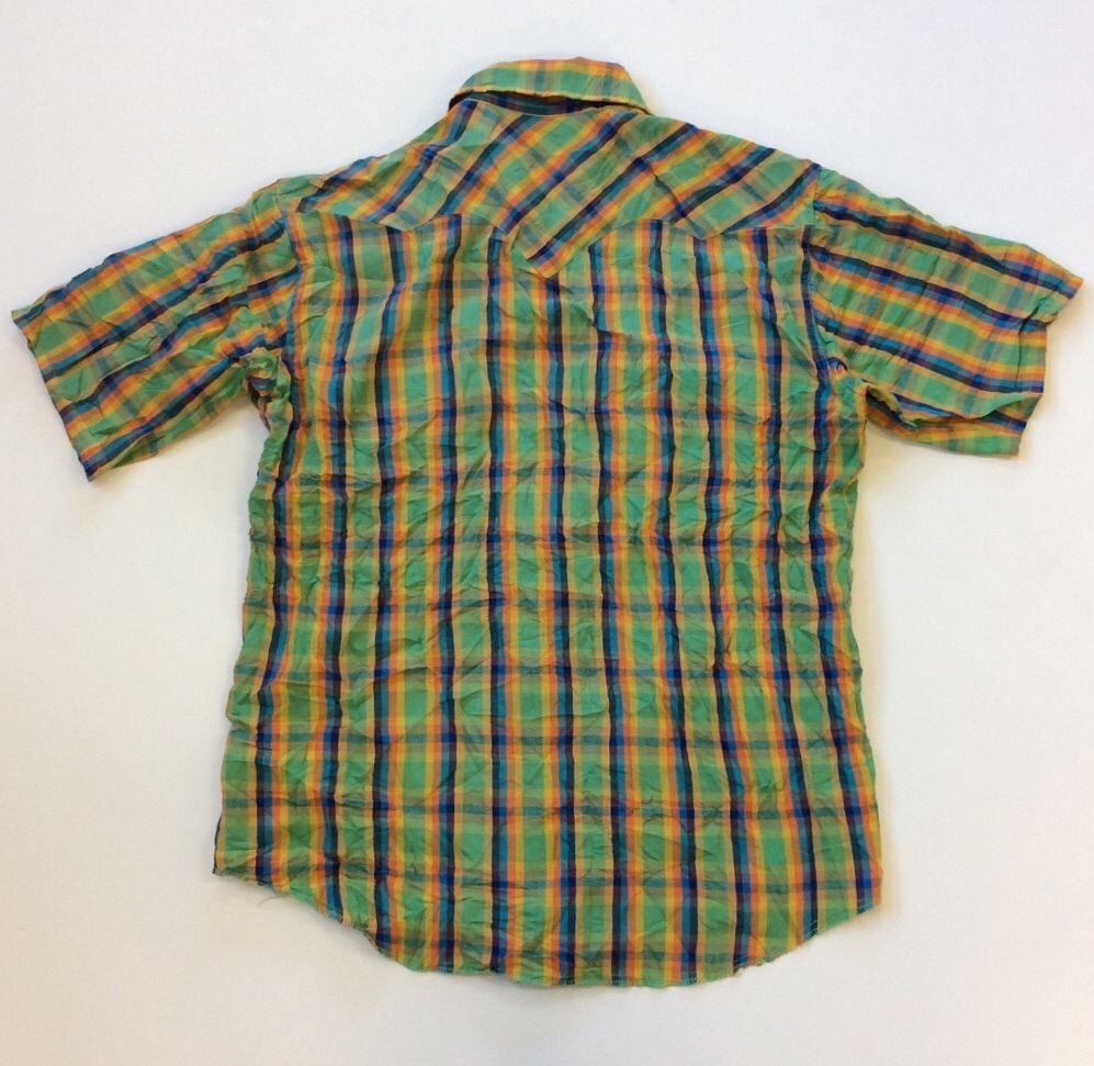 ����ꥫ���� 70's �ӥ�ơ��� Ⱦµ���������󥷥�� ���ʥåץܥ��� ����̵�� L/�С������� USA ���ᥫ�� �ѡ��ޥͥ�ȥץ쥹 �ͥ륷��� �������� ���岷 ����