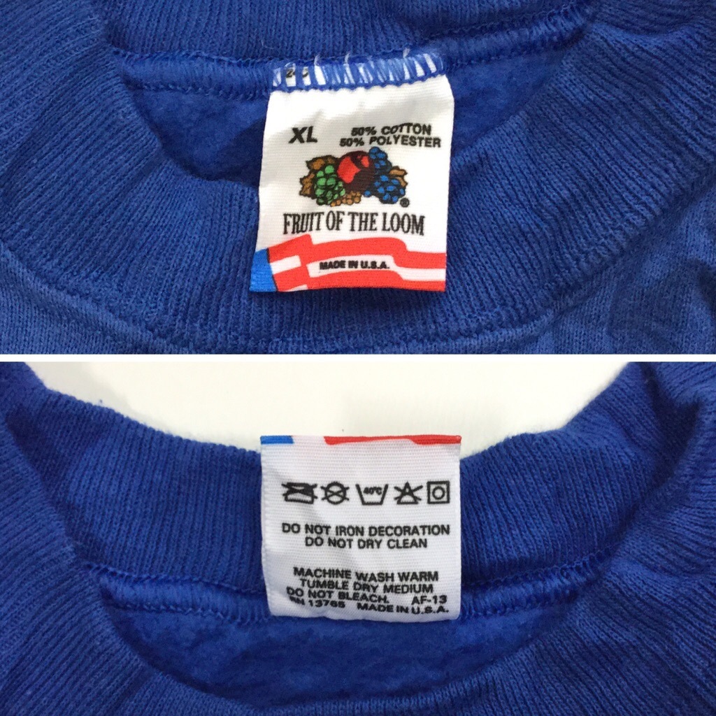 ꥫ Ĺµå ȥ졼ʡ FRUIT OF THE LOOM MADE IN USA  ̵ XL/ Omaha ͢ ᥫ 饰 岷  å 礭 ӥå С
