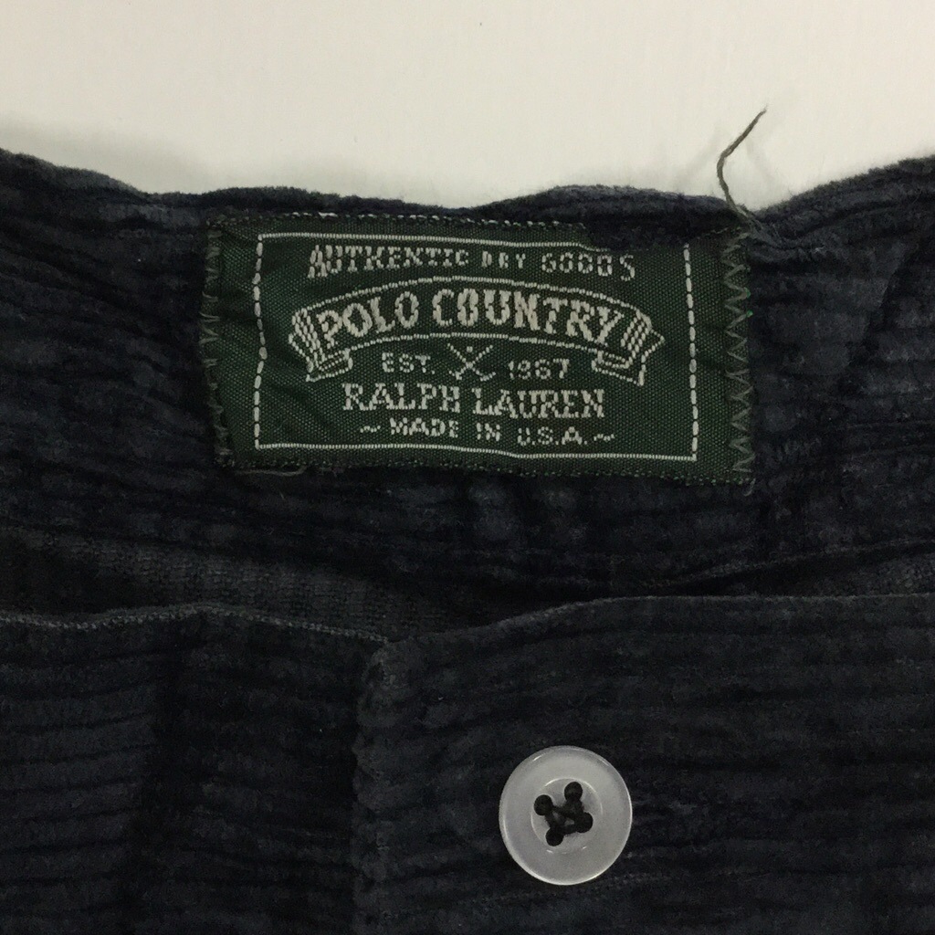 POLO COUNTRY RALPH LAUREN �ݥ�����ȥ꡼ ���ե������ �����ǥ�����ѥ�� ������ ����̵�� W78/�� MADE IN U.S.A. �֥��� ���ᥫ�� �����奢�� ���岷 ���Υѥ�� ����� ����å���
