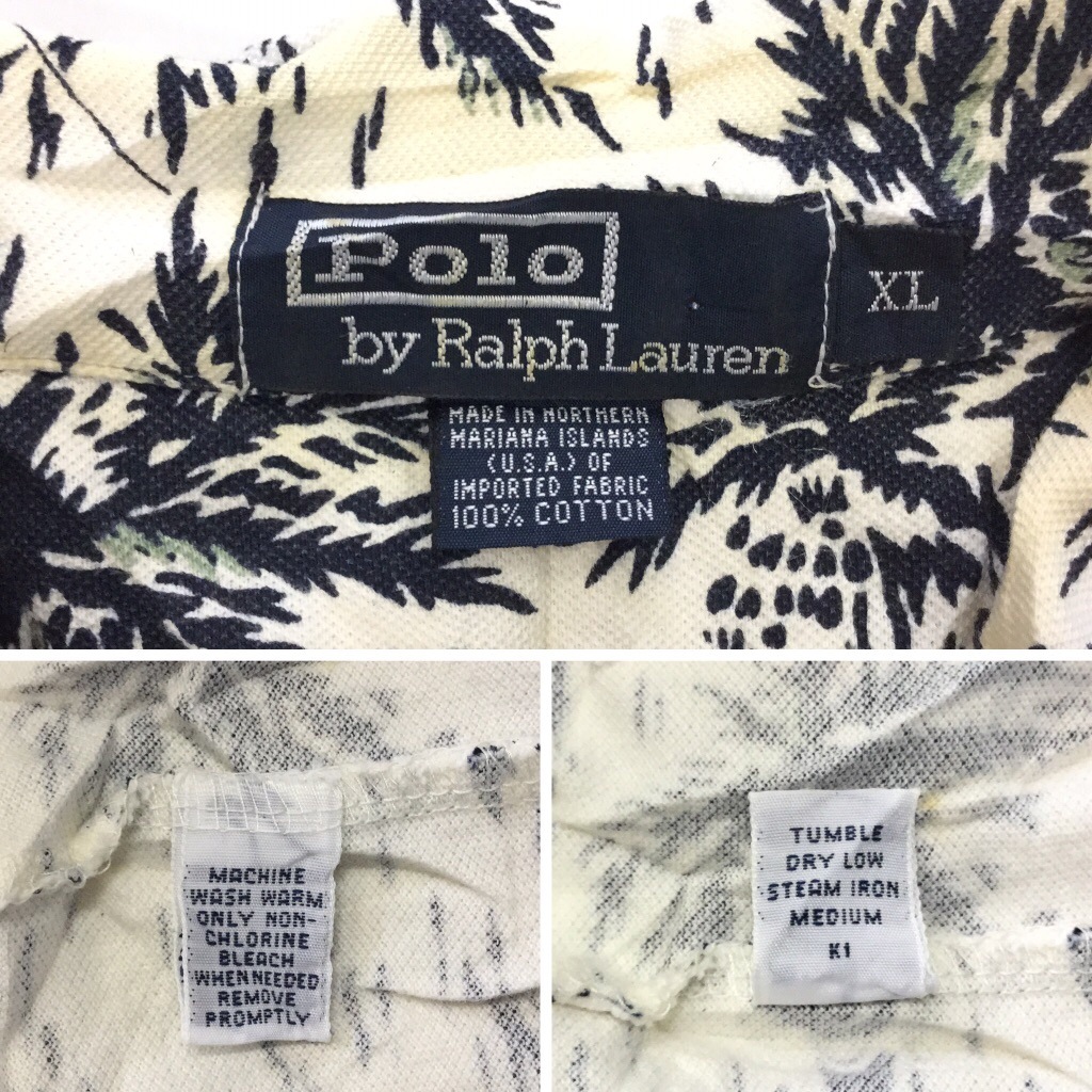 Polo by Ralph Lauren �ݥ� ���ե������ Ⱦµ�ݥ������ ���� ����̵�� XL/���� �꥾���� ��� ����ꥫ͢�� MADE IN USA ���ᥫ�� �֥��� �礭�� �ӥå� �����С� ���岷 ����