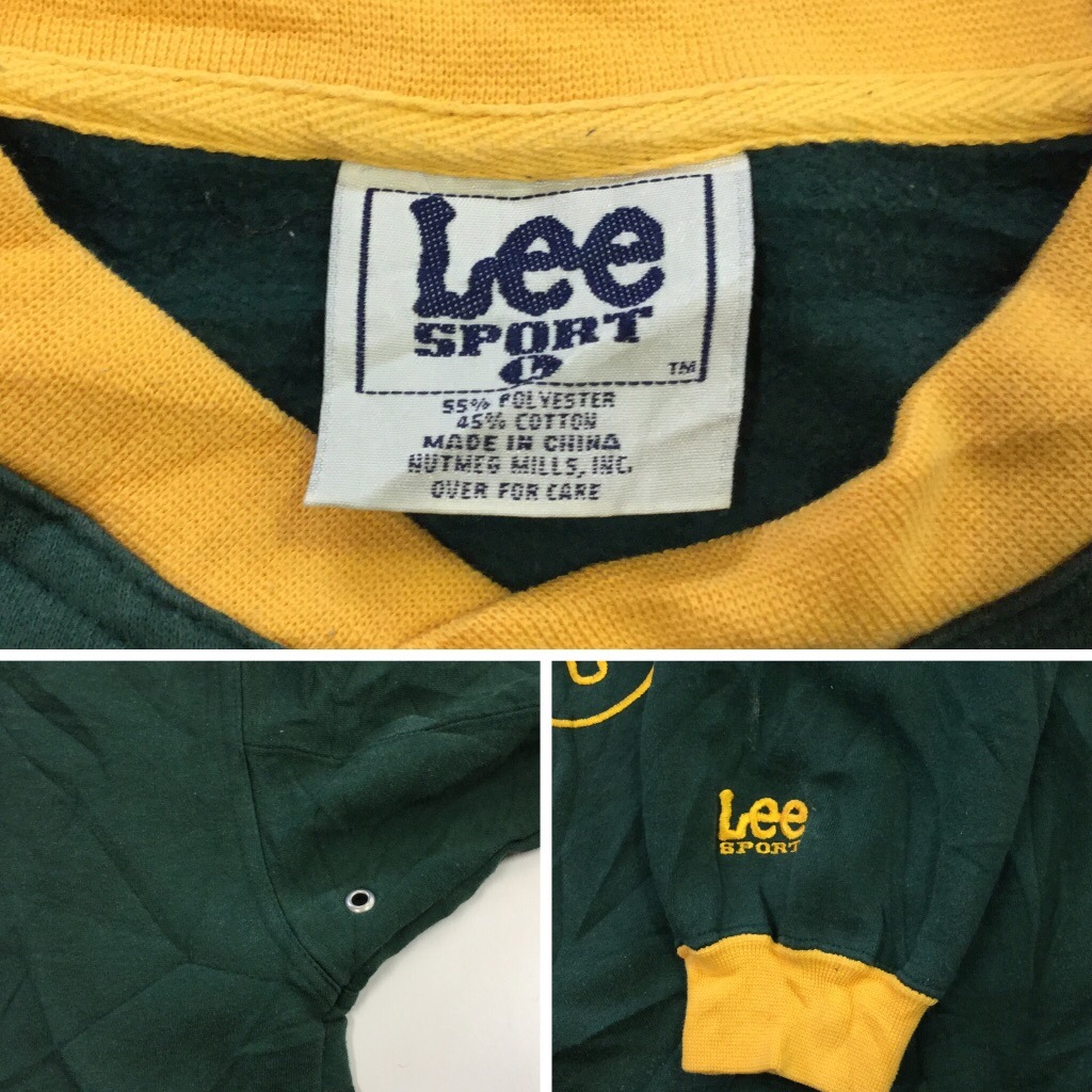 Lee SPORT �꡼ ���ݡ��� PACKERS �������å� �ȥ졼�ʡ� ����̵�� L/�С����꡼�� ����ꥫ���� NFL NFC ���岷 ���� �����å�͢����