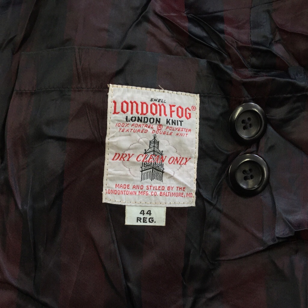LONDON FOG ����ɥ�ե��� ����ꥫ���� �ȥ��������� ���󥰥����� ɨ�� ����̵�� 44REG/�����֥�å� �ե����ޥ� USAľ͢�� �ӥ�ơ��� ������� ���岷 ���� �礭�� �ӥå� �����С�