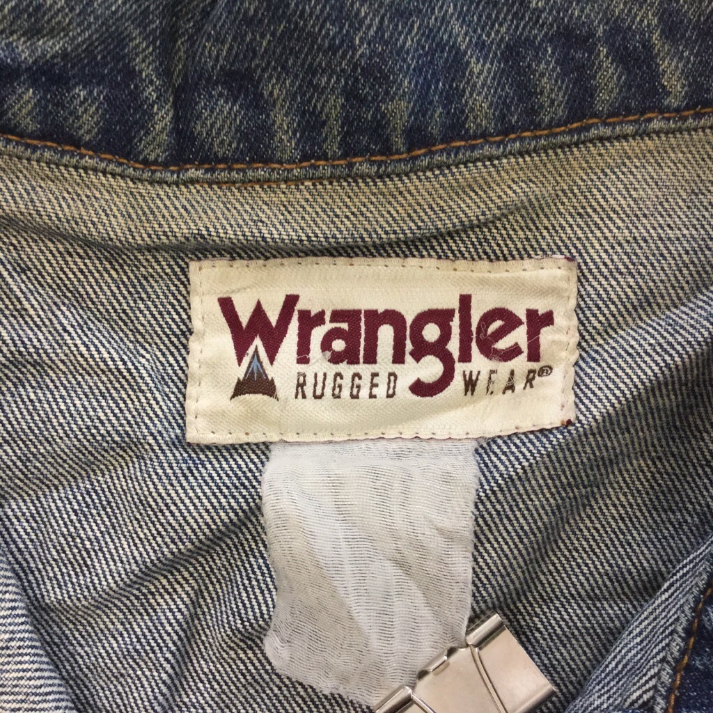 Wrangler ��󥰥顼 ����ꥫ���� �ǥ˥ॸ�㥱�å� ����̵�� XL/�ǥ˥�֥롼 G����� USA ��� ��������� ���ᥫ�� 4�ݥ� ľ͢�� ����� ���� �礭�� �ӥå� �����С�