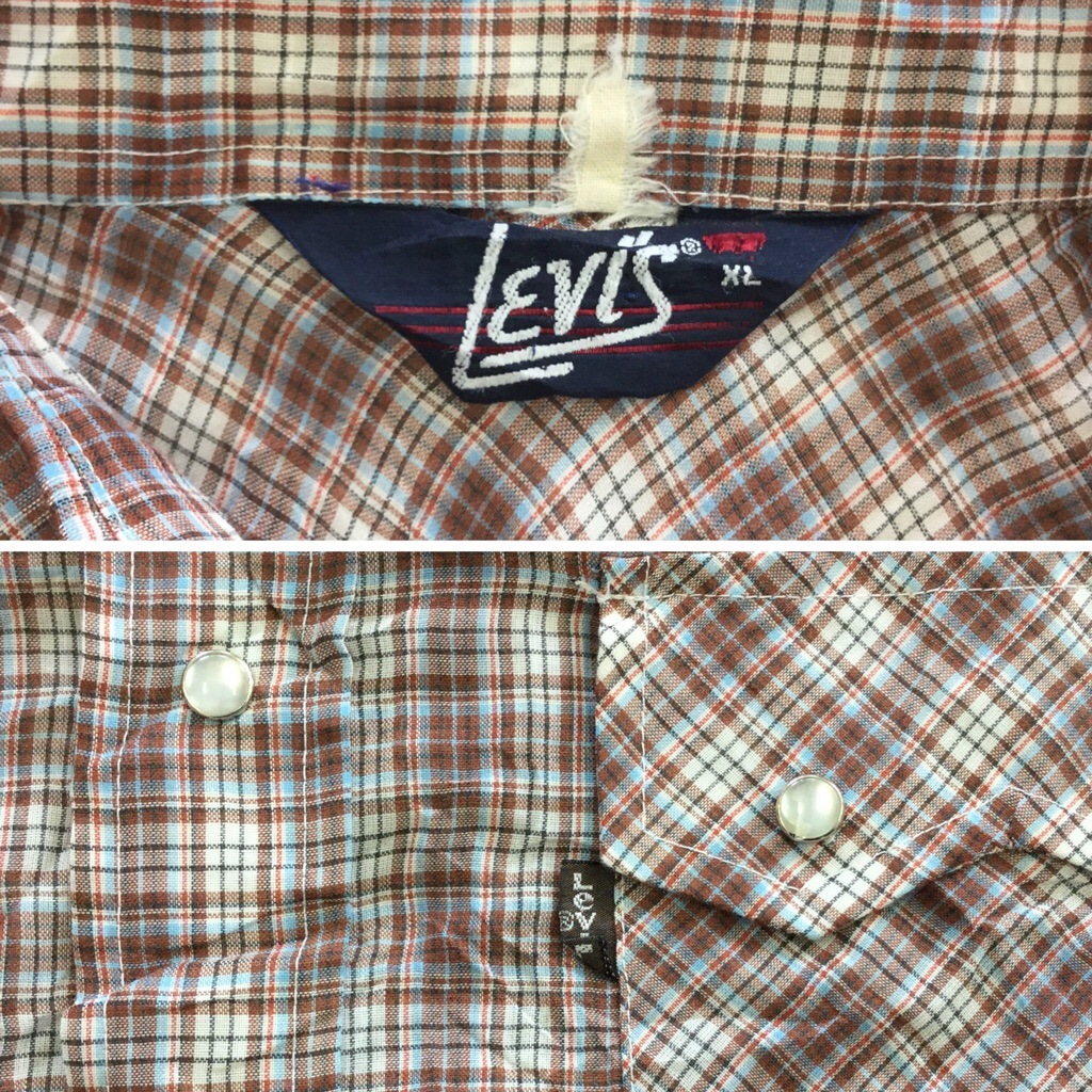 Levi��s �꡼�Х��� ����ꥫ���� �ӥ�ơ��� Ĺµ���������󥷥�� ���ʥåץܥ��� ����̵�� ��� XL/��x��� �����å��� USA ���ᥫ�� �����ܡ��� �������� ���岷 ���� �礭�� �ӥå� �����С�