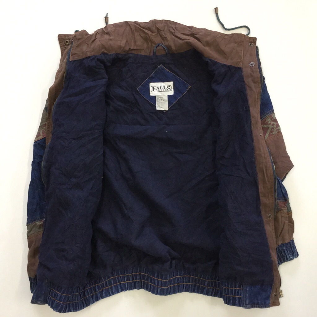 ꥫľ͢ FALLS CREEK ǥ˥ॸ㥱å åץå ̵ ǥ L/ǥ˥֥롼 ͥƥ ̱¯ ꥫ͢ USA ᥫ ѡ 岷 