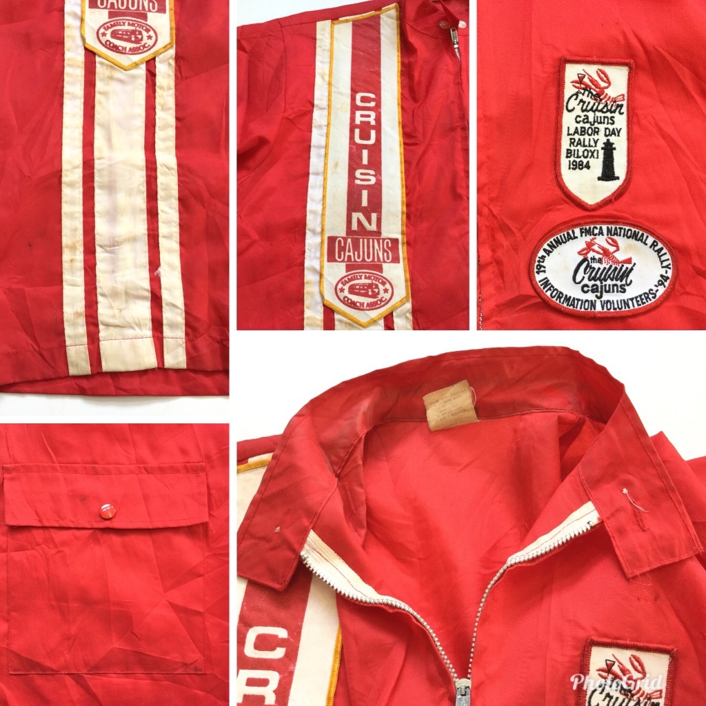 ビンテージ レーシングジャケット アメリカ古着 ナイロンジャケット 送料無料 メンズ L-XL/赤x白 THE CRUSIN CAJUNS 企業 ワーク ジャケット ジッパージャンパー USA アメカジ 古着卸 業販 大きい ビッグ オーバー FM C.A. | ー品切れー | SPEC.CO.,LTD. ビンテージ レーシングジャケット アメリカ古着 ナイロンジャケット 送料無料 メンズ L-XL/赤x白 THE CRUSIN CAJUNS 企業 ワーク ジャケット ジッパージャンパー USA アメカジ 古着卸 業販 大きい ビッグ オーバー FM C.A. | ー品切れー | SPEC.CO.,LTD.