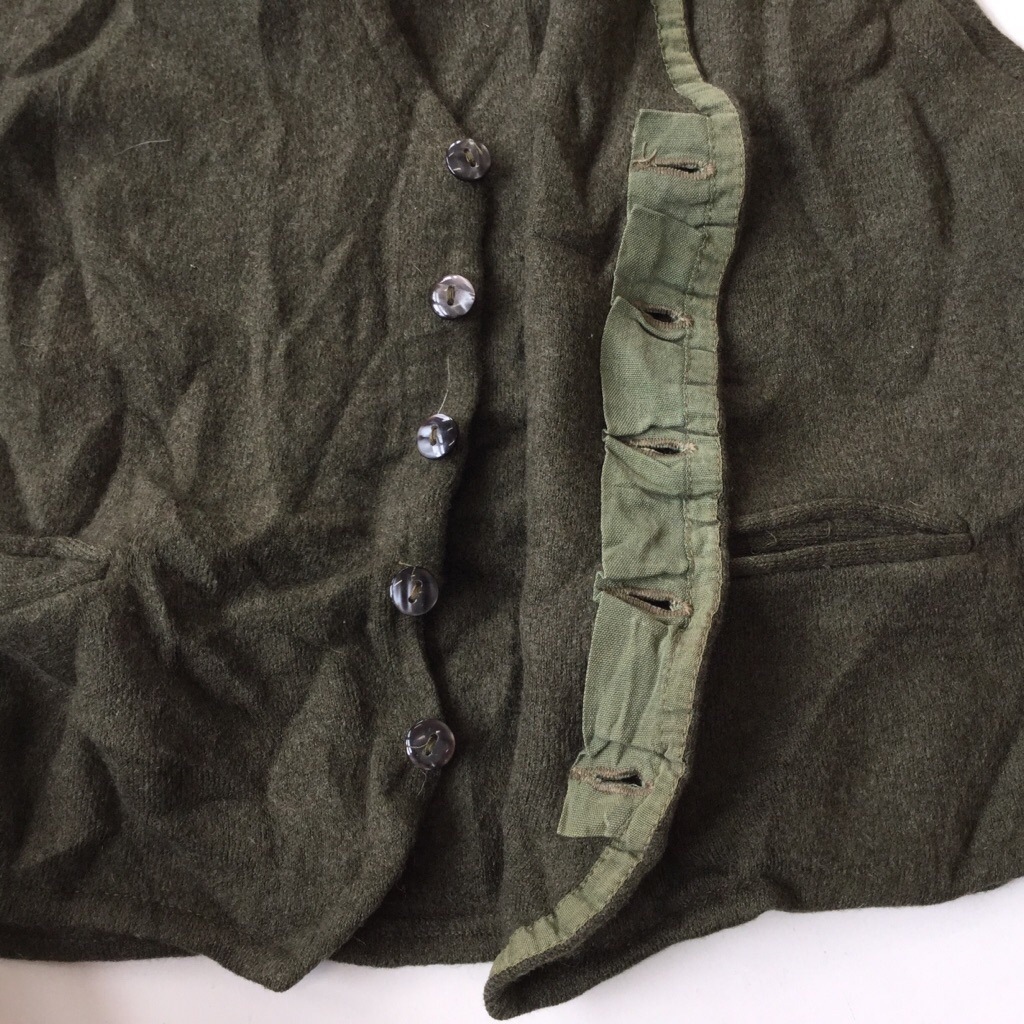 Leamor ビンテージ オールド ニットベスト ウールセーター 送料無料 メンズ M オリーブ Usa アメカジ ヴィンテージ カジュアル アメリカ直輸入 古着卸 業販 アメリカ古着 メンズ トップス ニット セーター Spec Co Ltd