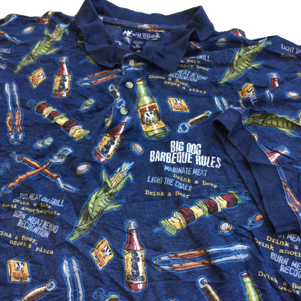 BIG DOGS С٥塼 Ⱦµݥ ̵  3X/ͥӡx MADE IN USA ᥫ ݡ BBQ ȥɥ ꥫľ͢ 岷 ̵ 