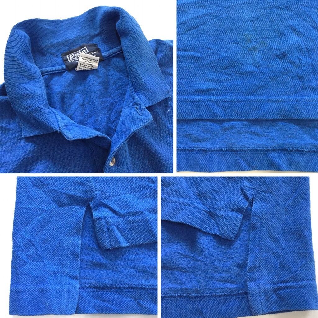 Polo by Ralph Lauren �ݥ� ���ե������ Ⱦµ�ݥ������ ��� M/�ġ��֥롼 �֥��� ���� �ݥˡ� �ɽ� ���λ� ����� ���ݡ��� ���ᥫ�� USA ����ץ� ����̵�� ���� ����ꥫľ͢�� ���岷