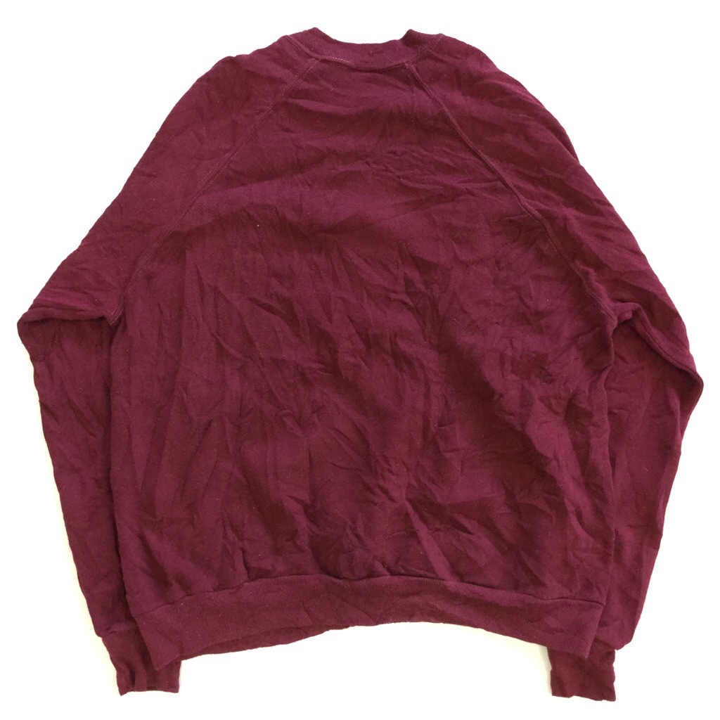 sportswear ���ݡ��ĥ����� �ӥ�ơ��� ̵�ϥ������å� �ȥ졼�ʡ� ��� L/���� MADE IN USA ľ͢�� ���ᥫ�� �饰��� ������ơ��� �ץ졼�� ����å� �����å� 70��80's ���岷 ����