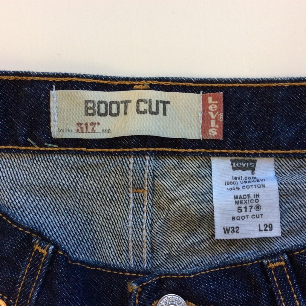 LEVI'S �꡼�Х��� 517 ������ �ǥ˥�ѥ�� ����ǥ��� ����̵�� W32/ǻ�� ����ꥫľ͢�� �֥��� �����ѥ� �֡��ĥ��å� USA M