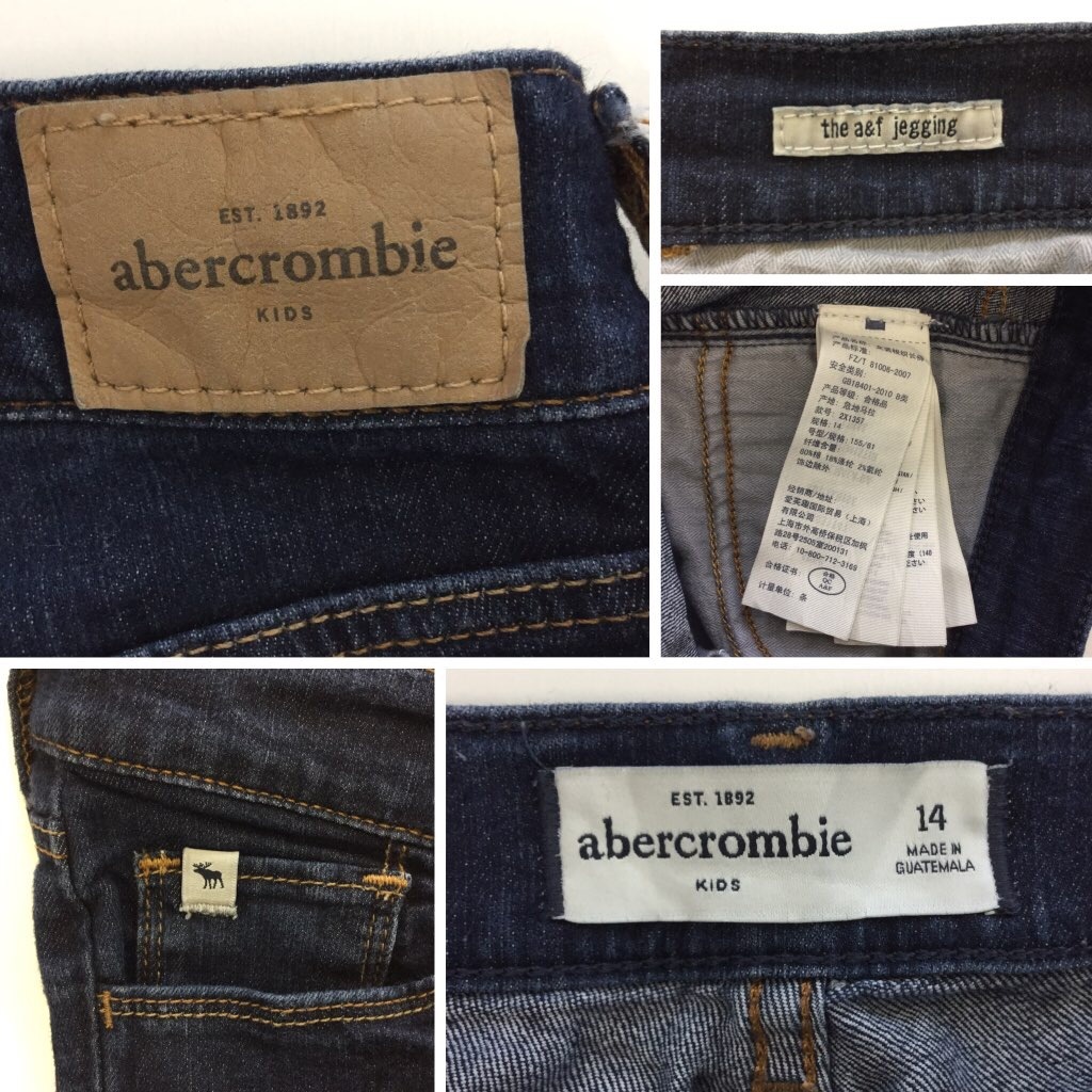 abercrombie KIDS Хӡ å ꥫ͢ ˡѥ ̵ 14/֥롼ǥ˥ 饤 ҥåץϥ Хå ᥫ USA ֥