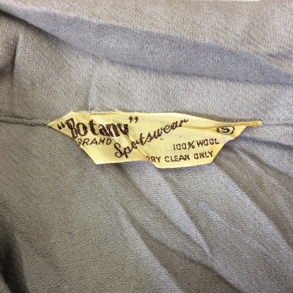 BOTANY 70's �ӥ�ơ��� Ĺµ�����륷��� �ǥåɥ��ȥå� ̤���� ����̵�� S/���졼 ����ꥫ͢�� USA ���ᥫ�� ̵�ϥ���� �ͥ륷��� �������� �ե�å��դ� �����ץ󥫥顼 ���岷 ����