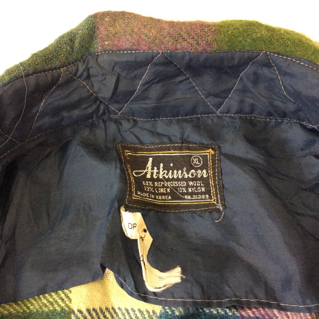 Atkinson ���ȥ��󥽥� CPO ���㥱�å� �إӡ������ �����륷��� ����̵�� XL/�С���ۤ� ����ꥫ͢�� USA ���ᥫ�� �����å������ �������� �ͥ륷��� DIY �礭�������� LL O �ӥå������� �����С������� ���岷 ����