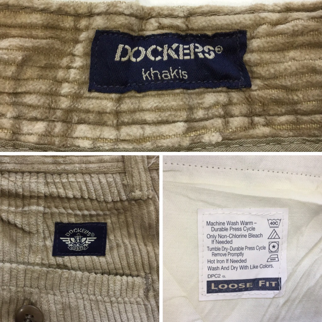 DOCKERS �ɥå����� �꡼�Х��� ������ �����ǥ�����ѥ�� ������ ����̵�� W39����/�١����� ����ꥫ͢�� USA ���ᥫ�� �֥��� ������ƥ� ����å��� ���ݡ��� �磻�ɥԥå� ���岷 ���� �礭�� �ӥå� �����С�