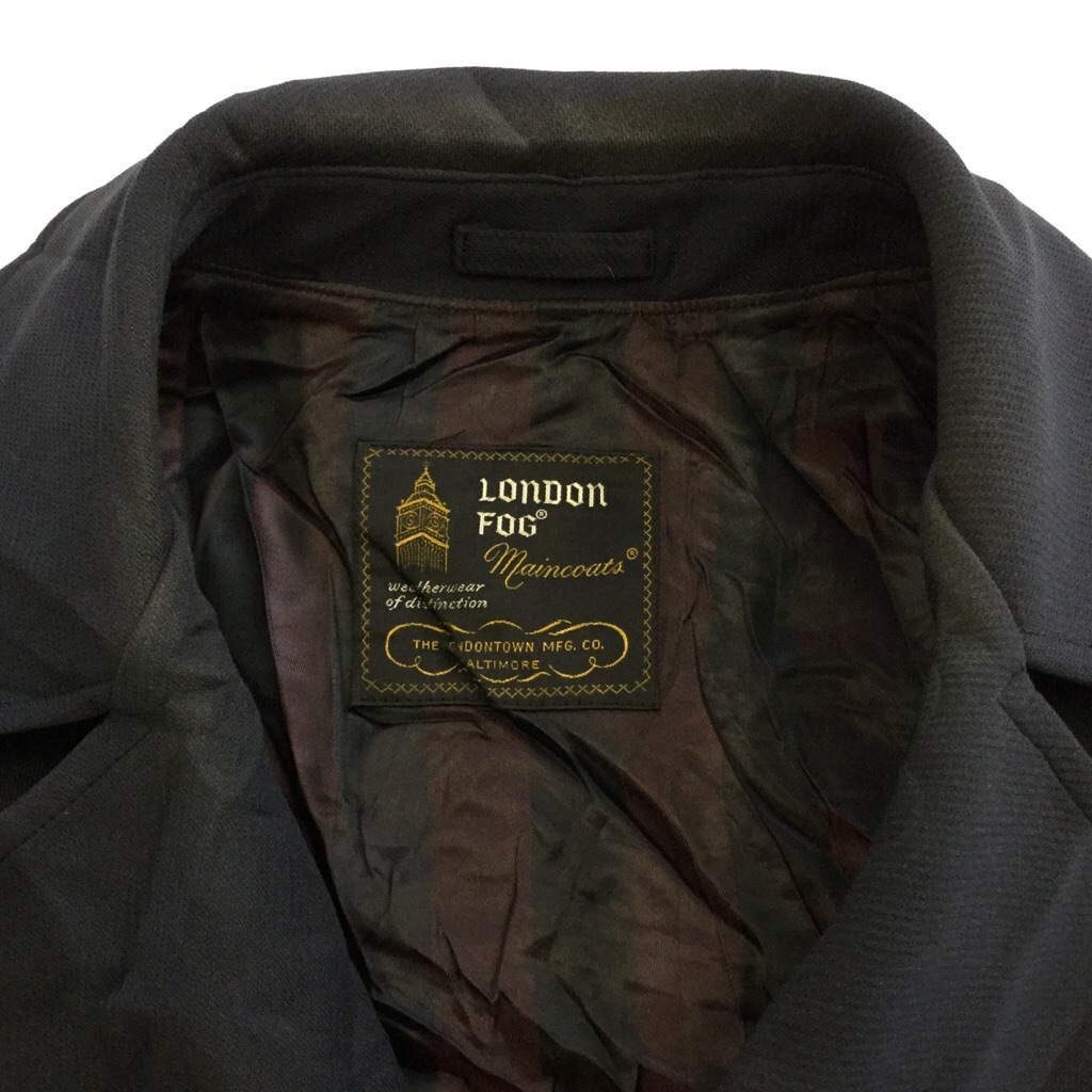 LONDON FOG ����ɥ�ե��� ����ꥫ���� �ȥ��������� ���󥰥����� ɨ�� ����̵�� 44REG/�����֥�å� �ե����ޥ� USAľ͢�� �ӥ�ơ��� ������� ���岷 ���� �礭�� �ӥå� �����С�