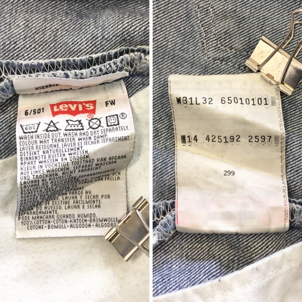 Levi��s 501 �꡼�Х��� ��ᥤ�� �ǥ˥ॹ������ W31/�ǥ˥�֥롼 ����ꥫľ͢�� �ߥ˥������� ���᡼�� ��� ����̵�� USA���� ���岷 ����