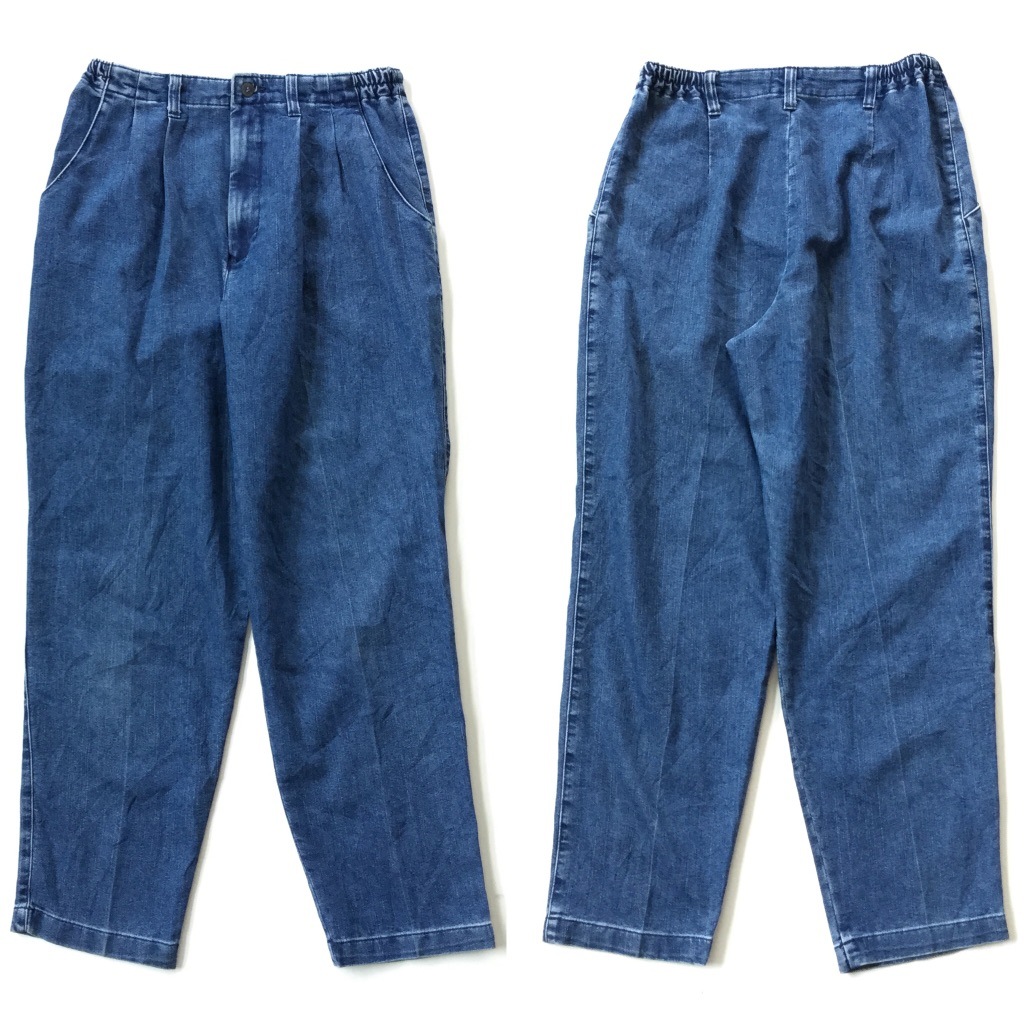 Lee Casuals リー アメリカ直輸入 ウエストゴム ジョッパーズ 送料無料 レディース 12s デニムブルー デニムパンツ テーパード Usa アメカジ ブランド ジッパーフライ ハイウエスト 古着卸 業販 ー品切れー Spec Co Ltd